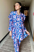 Kyra Ikkat Pakistani Kurta Set